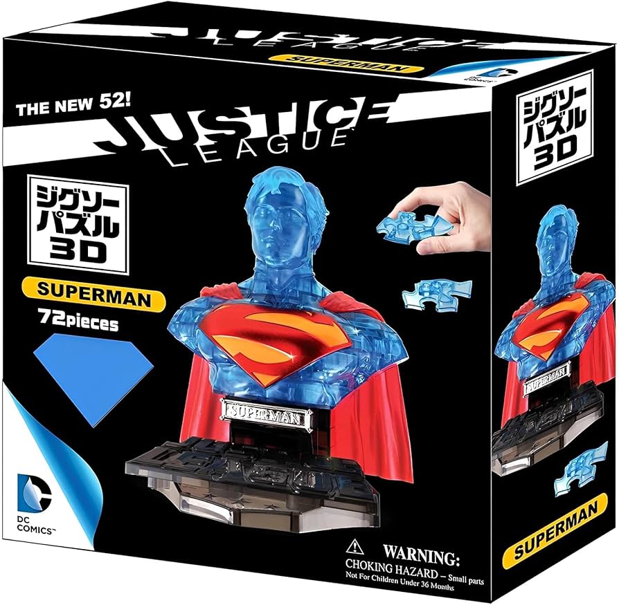 Amazon.co.jp: Eaglemoss DCスーパーマン 72ピース 3Dジグソーパズル