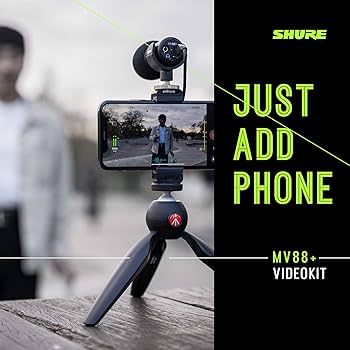 Amazon.com: Shure MV88+ Video Kit - Digital Stereo Condenser