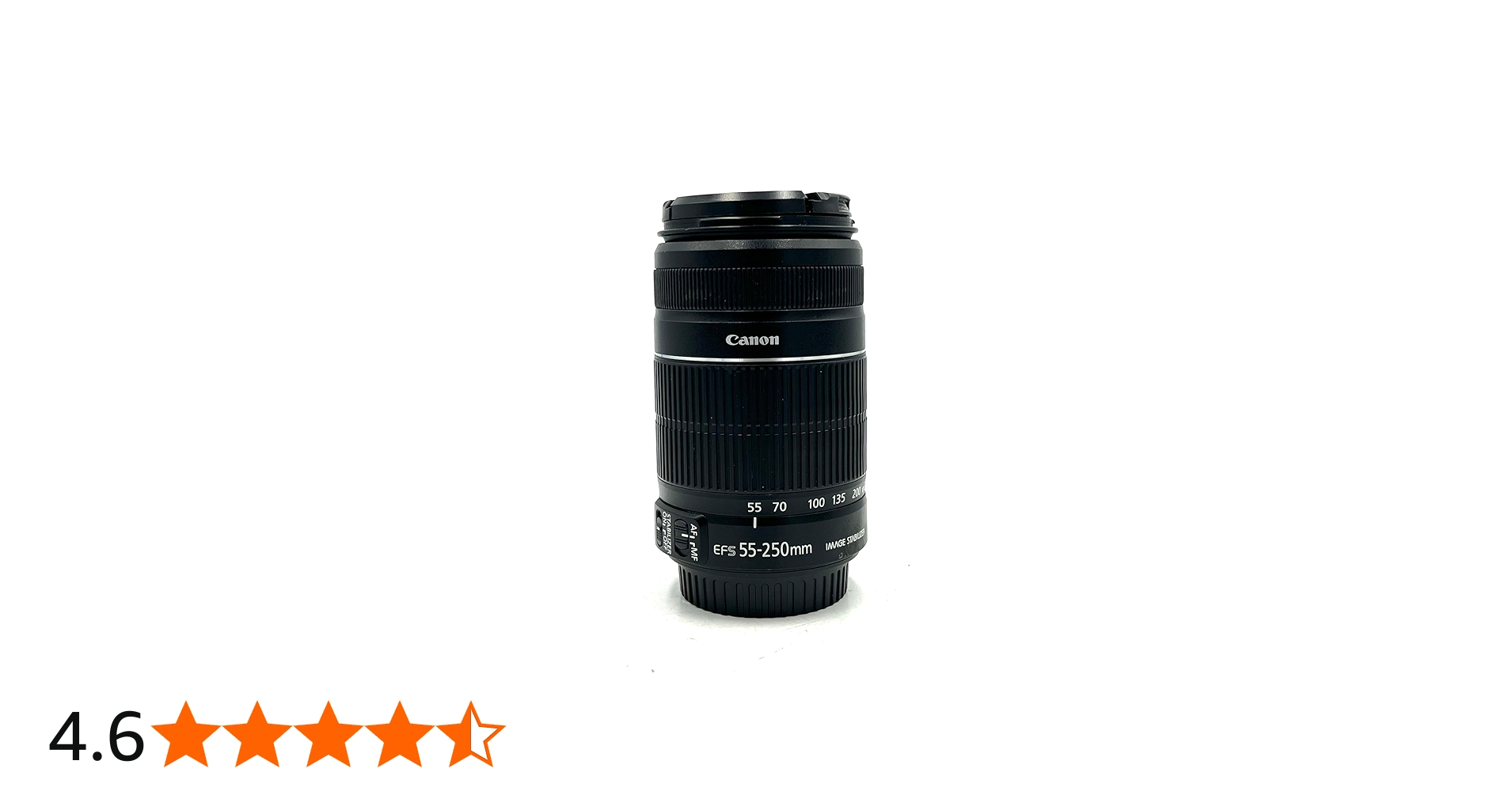 Canon EF-S 55-250 mm f/4.0-5.6 is Telephoto Zoom Lens for Canon
