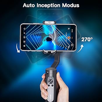 Amazon.co.jp: Hohem X スマホ用ジンバル3軸折りたたみ式