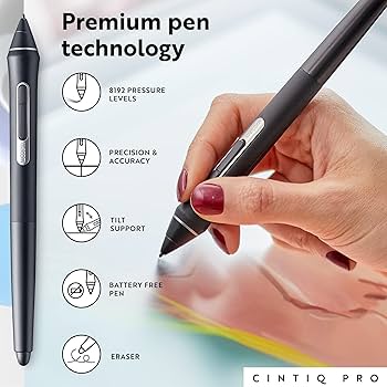Amazon.com: Wacom Cintiq Pro 16 Creative Pen and Touch Display