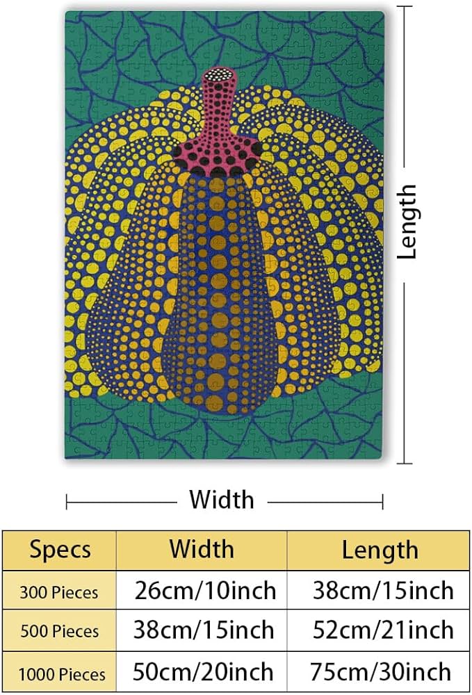 Amazon.co.jp: 草間彌生 1000ピース パズル ジグソーパズル 木製 (75