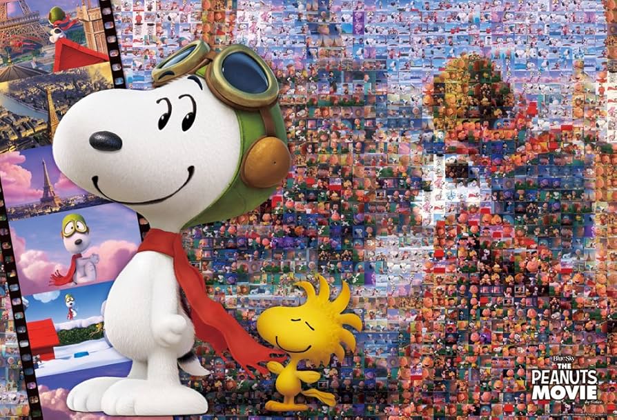 Amazon.co.jp: 1000ピース ジグソーパズル モザイク I Love スヌーピー