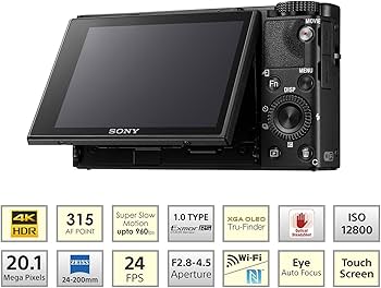 Buy Sony Cybershot DSC-RX100M6 20.1 MP Advanced Digital Compact