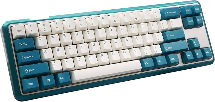 Amazon.com: Varmilo Sword 2-68 Twilight Green White LED 65% Dye