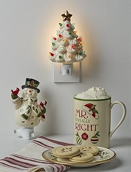 Lenox 897959 Treasured Traditions Tree Night Light, Christmas