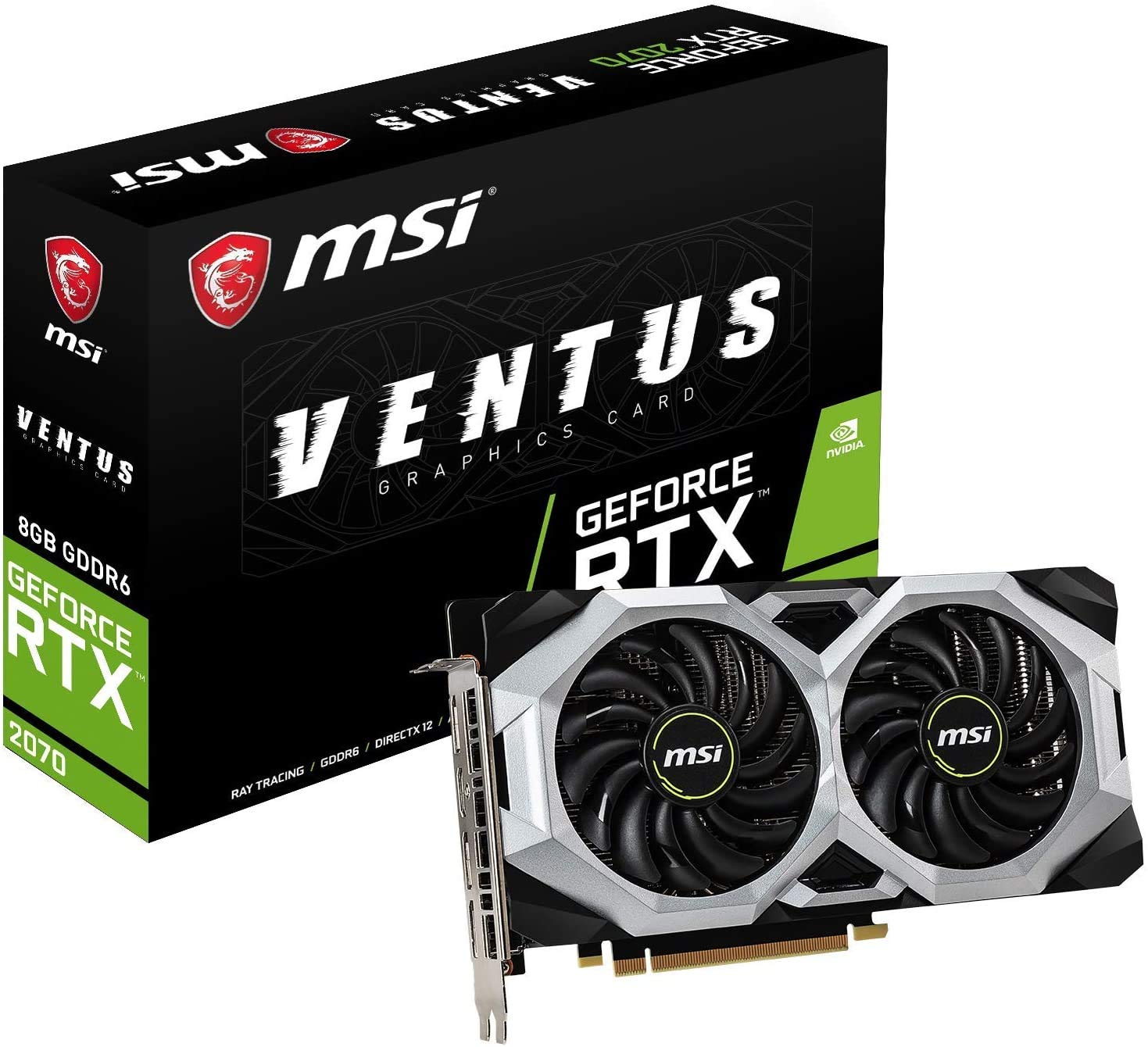 Amazon | MSI GeForce RTX 2070 VENTUS 8G グラフィックスボード