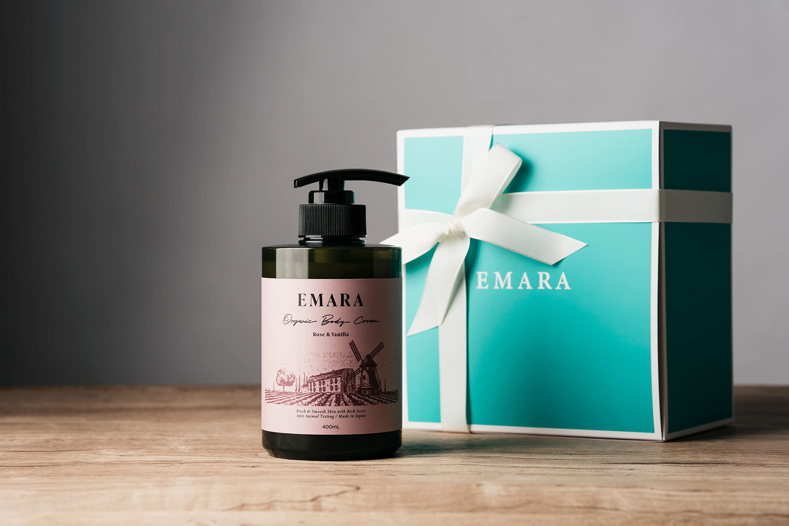 Amazon | EMARAオーガニックボディークリーム《ローズ＆バニラ