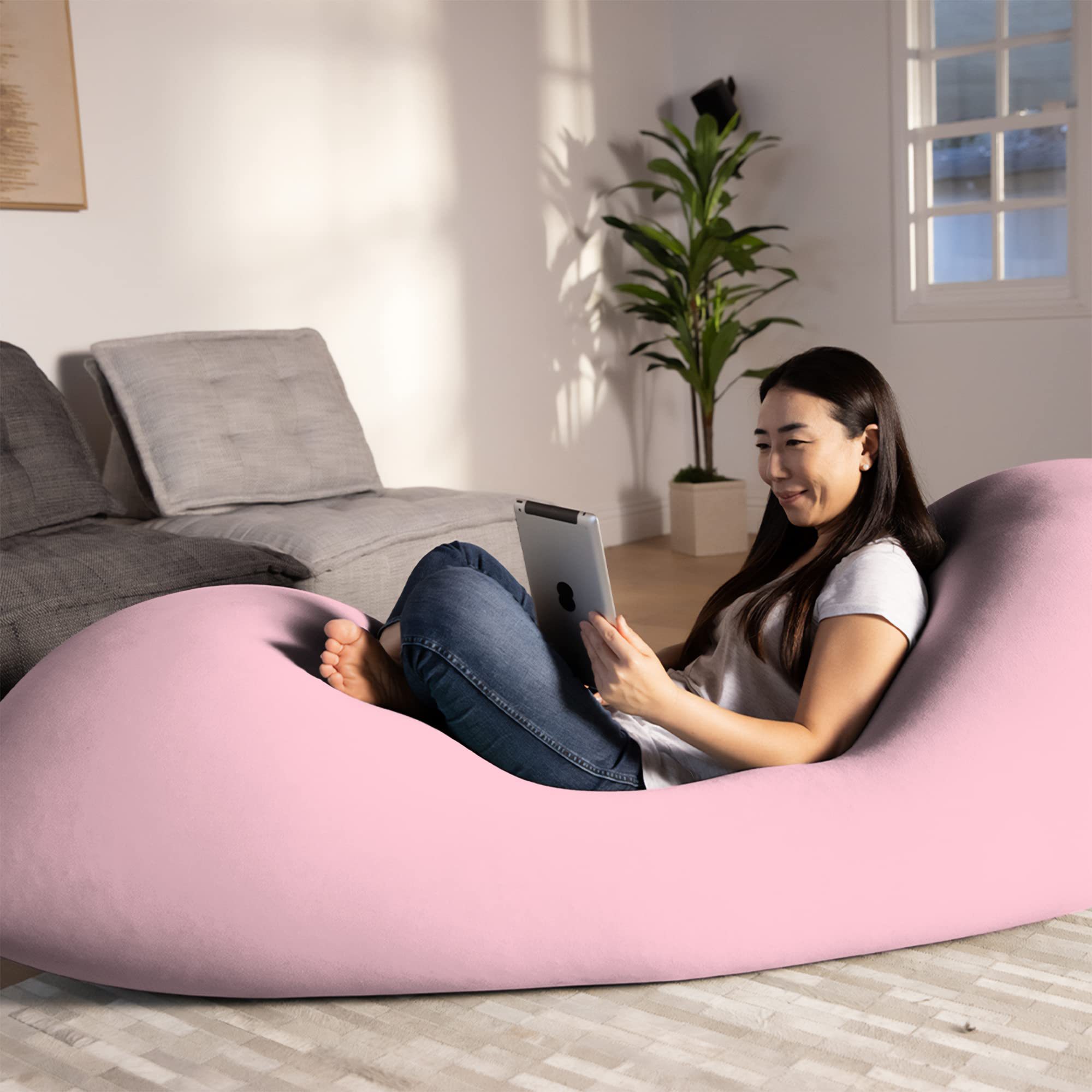 Amazon.com: Yogibo Max 6 Foot Giant Bean Bag Chair Bed Lounger for