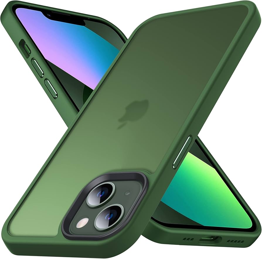 Amazon.com: Anqrp Designed for iPhone 13 Mini Case Green [Support