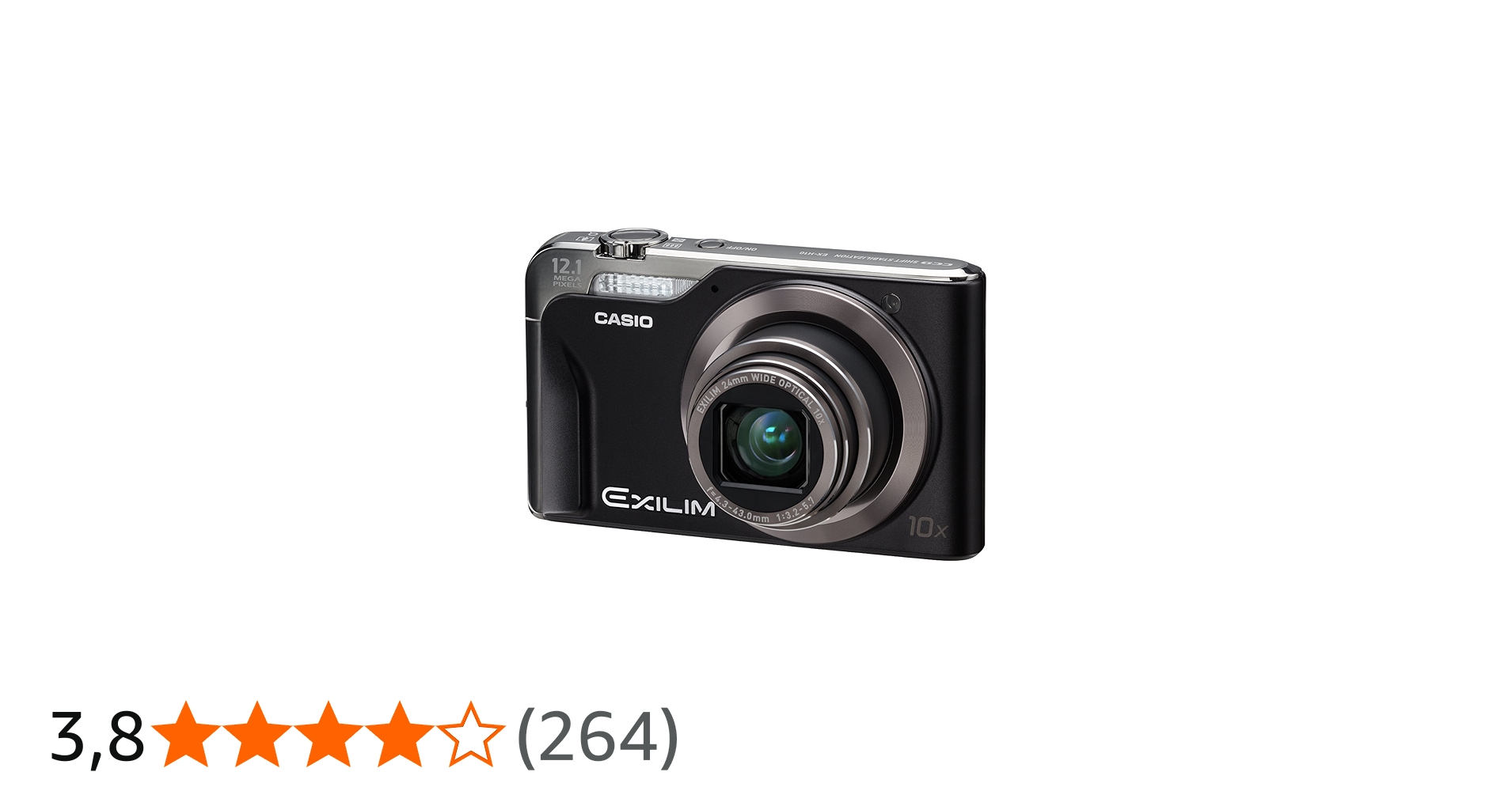 Casio Exilim EX-H10 Digitalkamera (12 Megapixel, 10-fach opt. Zoom