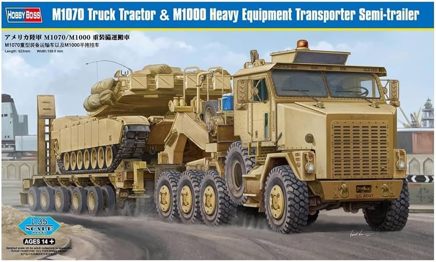 Amazon.com: Hobby Boss M1070/M1000 HETS Vehicle Model Building Kit