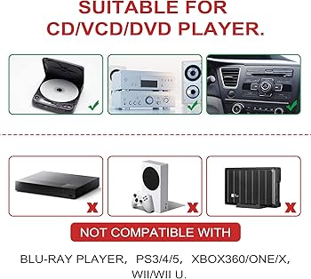 Amazon.com: Nicer CD/VCD/DVD Player Cleaner Kit, Laser Lens