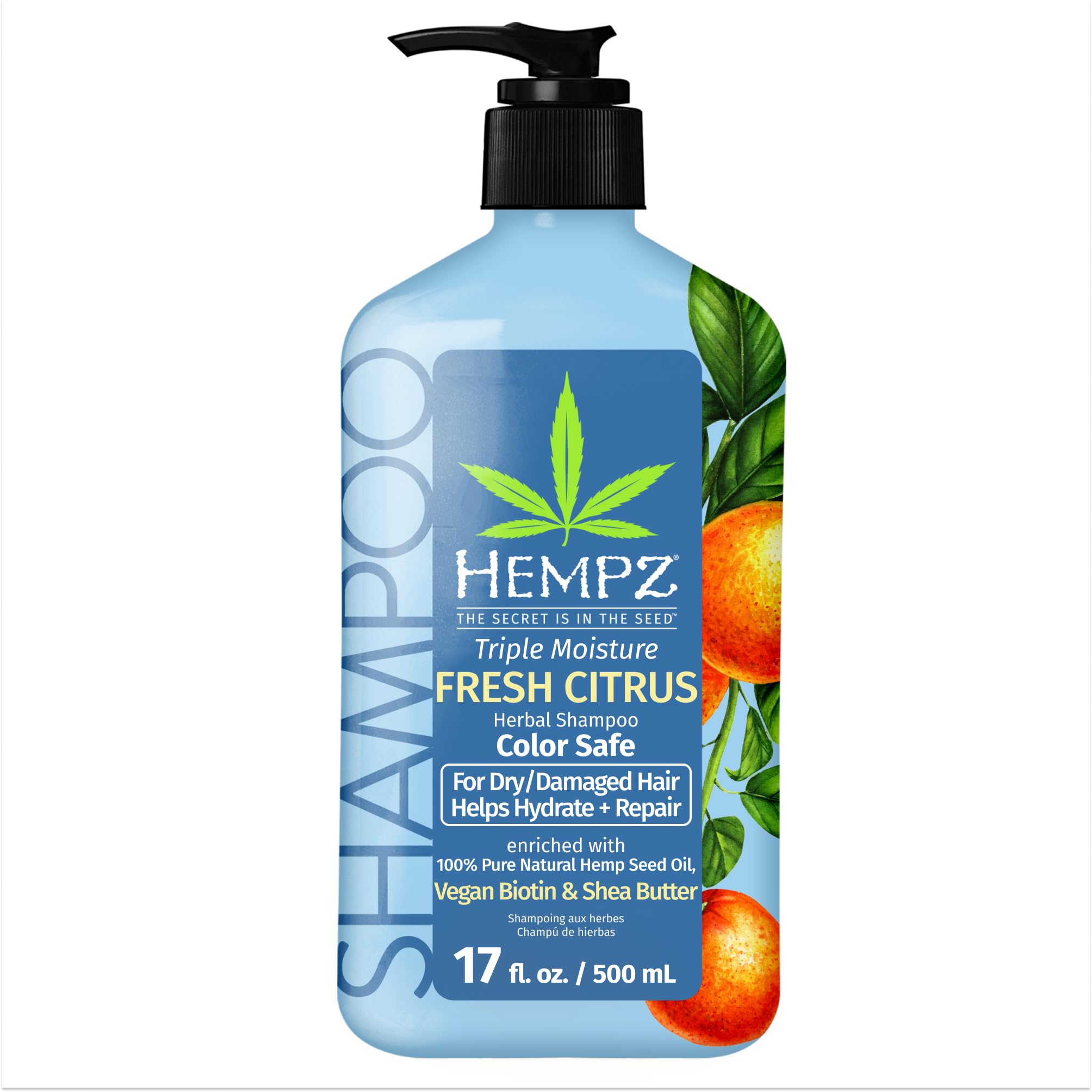 Amazon.com : Hempz Triple Moisture Herbal Hair Shampoo
