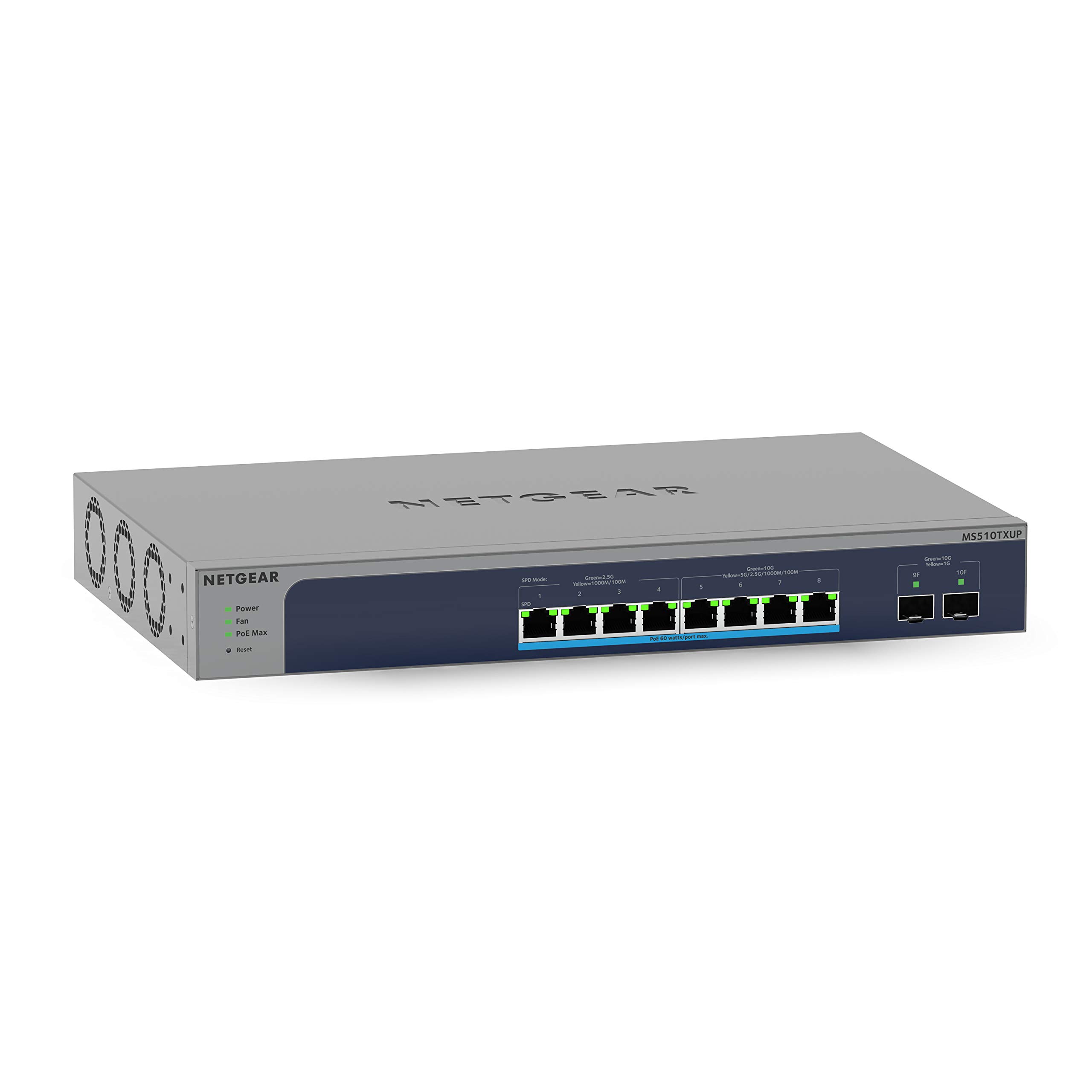 Amazon.com: NETGEAR 10-Port Ultra60 PoE 10G Multi-Gigabit Ethernet