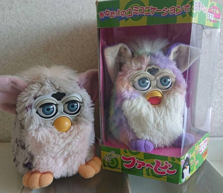 初代ファービー ピンクグレー Amazon.co.jp: 初代 ファービー