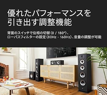 Amazon.co.jp: ポークオーディオ POLK AUDIO Monitor XTシリーズ サブ