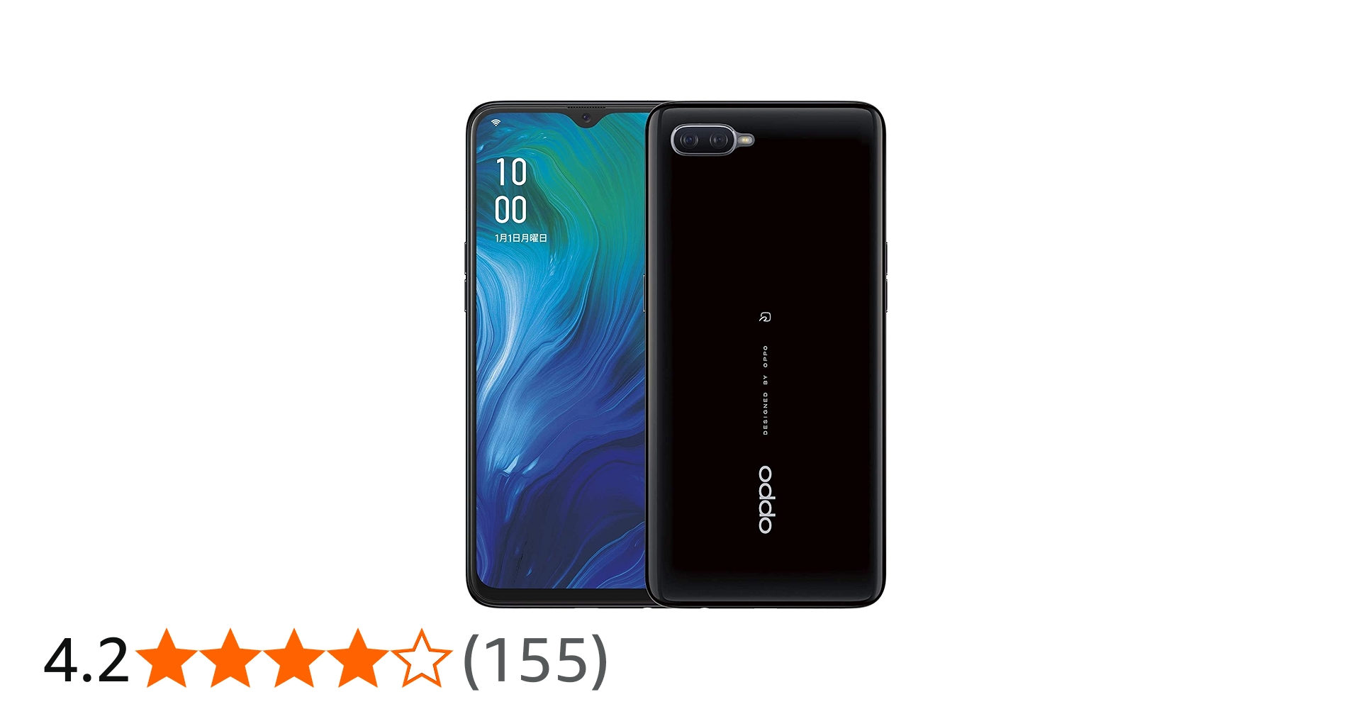 Amazon | 国内版SIMフリー OPPO Reno A 128GB ブラック | Reno