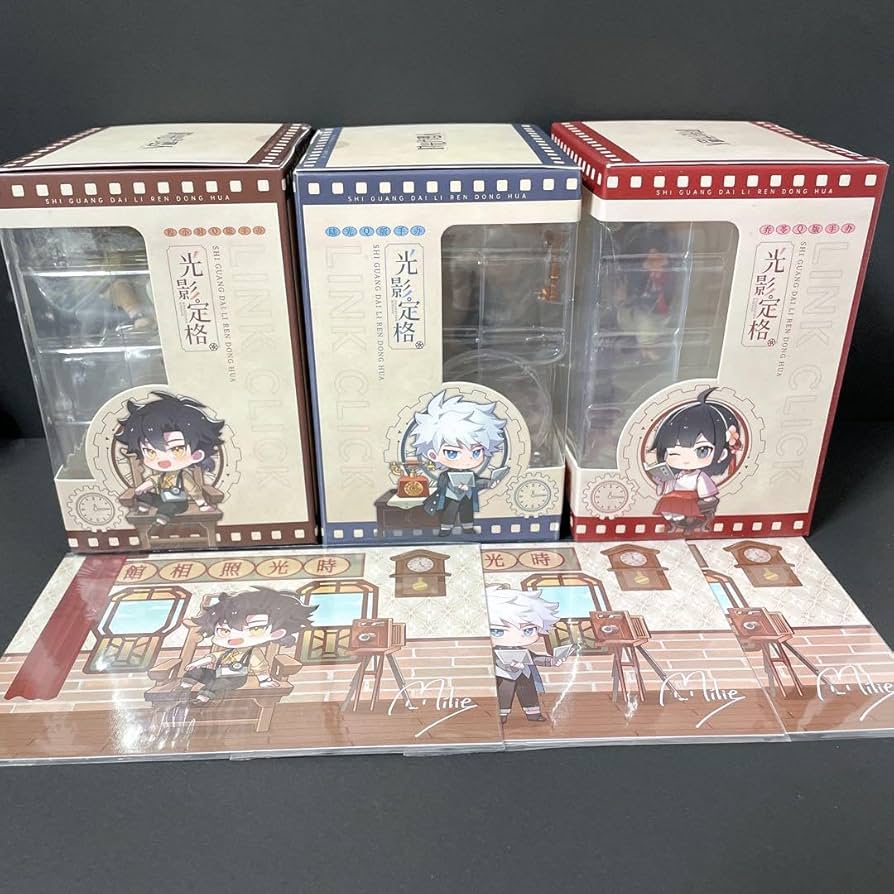 Amazon | 時光代理人 フィギュア セット 光影定格 トキ ヒカル リン 程