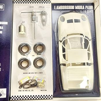 Amazon | 未組立 オオタキ 1/16 ランボルギーニ ミウラ P400 モーター