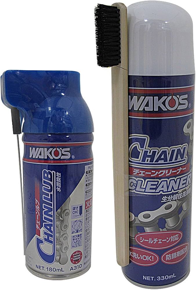 Amazon.co.jp: ワコーズ 「チェーンクリーナー 330ml」+「チェーンルブ