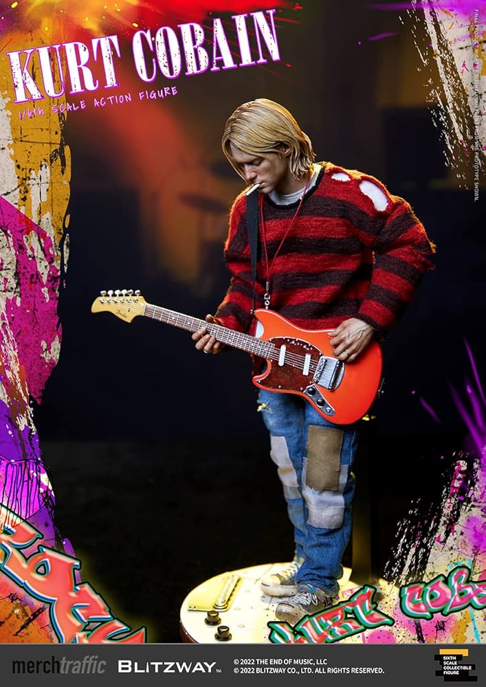 Amazon.co.jp: ブリッツウェイ カート・コバーン フィギュア 1/6 オン