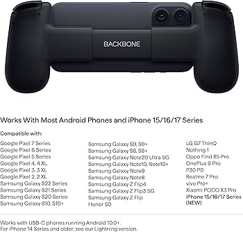 Amazon.com: BACKBONE One Mobile Gaming Controller, USB-C Phone