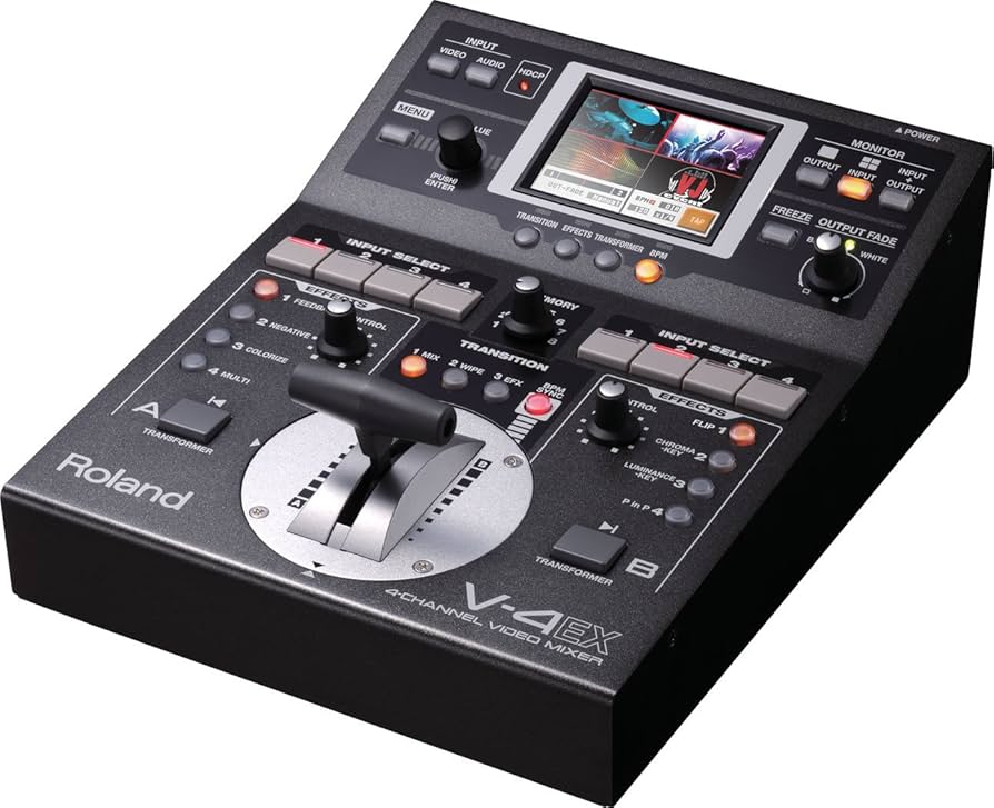 Amazon | Roland ローランド 4チャンネルビデオミキサー V-4EX | VJ