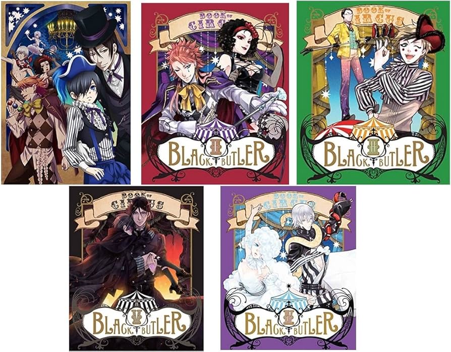 全巻収納BOX付き)黒執事 Book of Circus 全7巻セット 全巻収納BOX付き