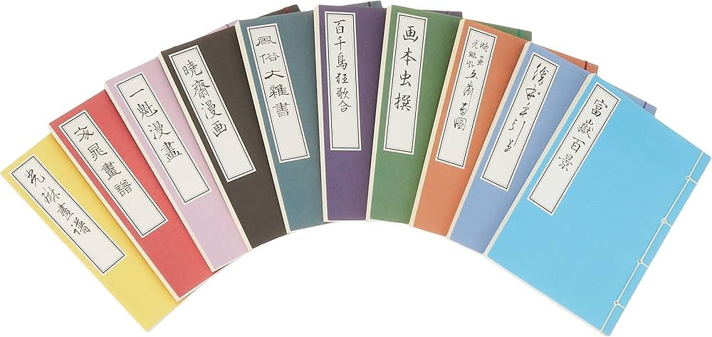 Amazon.co.jp: 和綴じ豆本シリーズ第2集(10冊セット) : 葛飾北斎