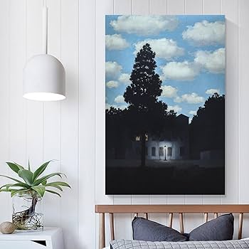 Amazon.co.jp: Rene Magritteルネ・マグリット《光の帝国1》ポスター