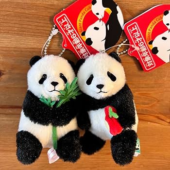 Amazon.co.jp: シャオシャオ レイレイ ぬいぐるみ 上野動物園 2個