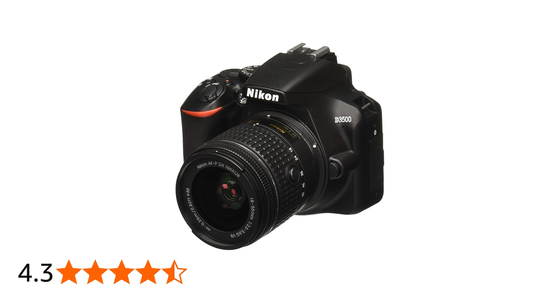 Amazon | Nikon D3500 W/AF-P DX NIKKOR 18-55mm f/3.5-5.6G VR