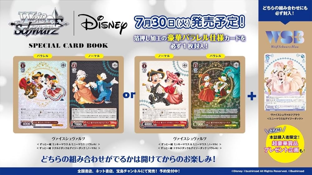 Amazon.co.jp: ヴァイスシュヴァルツ｜Disney SPECIAL CARD BOOK