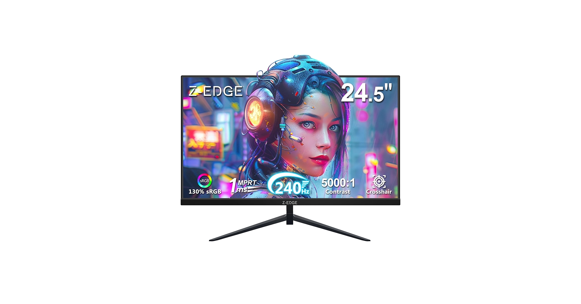 Amazon.com: Z-Edge 24.5 inch 240Hz 165Hz 144Hz Gaming Monitor, FHD