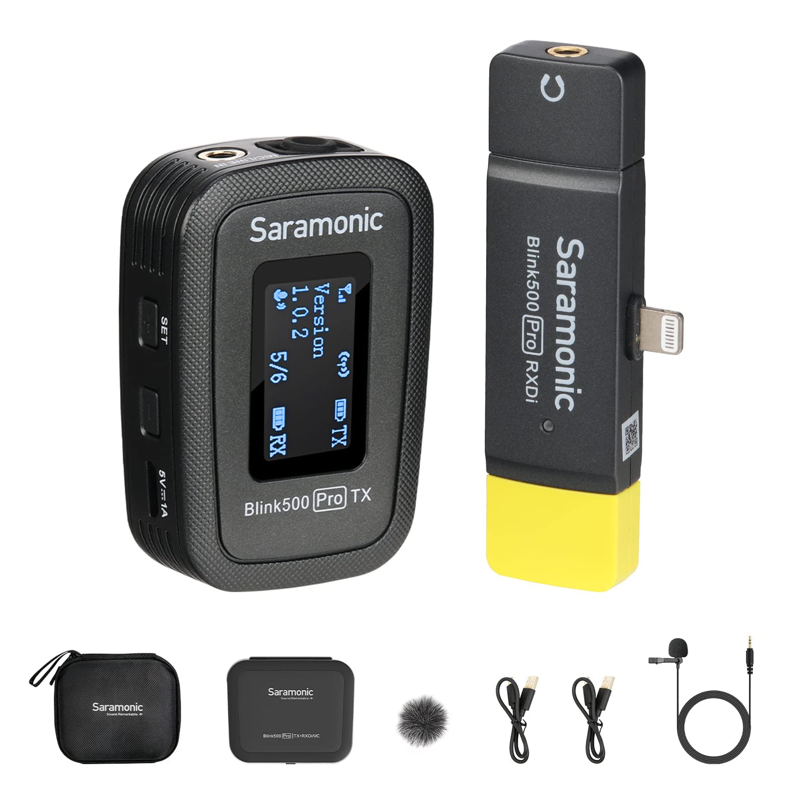 Amazon.com: Saramonic Blink500 Pro Dual-Channel Wireless Lavalier