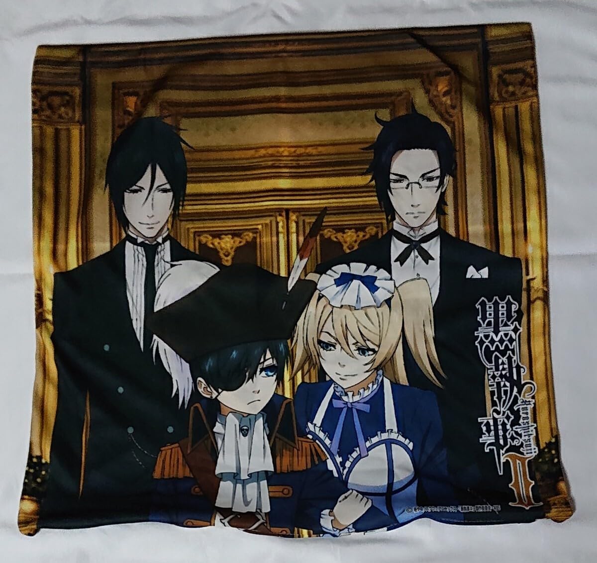 Amazon.co.jp: 黒執事 クッションカバー セバスチャン シエル クロード