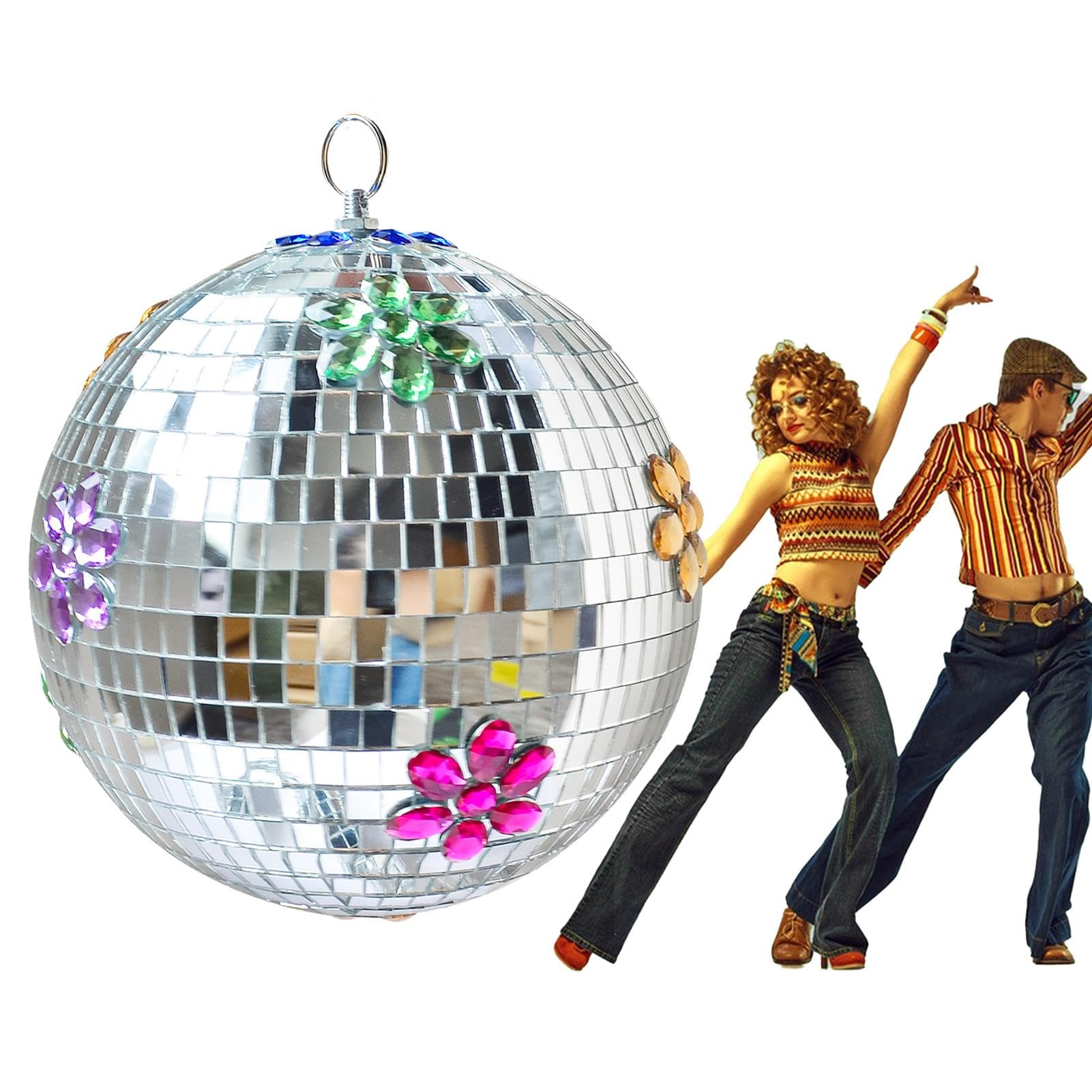 Amazon.co.jp: ミラーボール - 8インチ大型屋外ディスコボールミラー