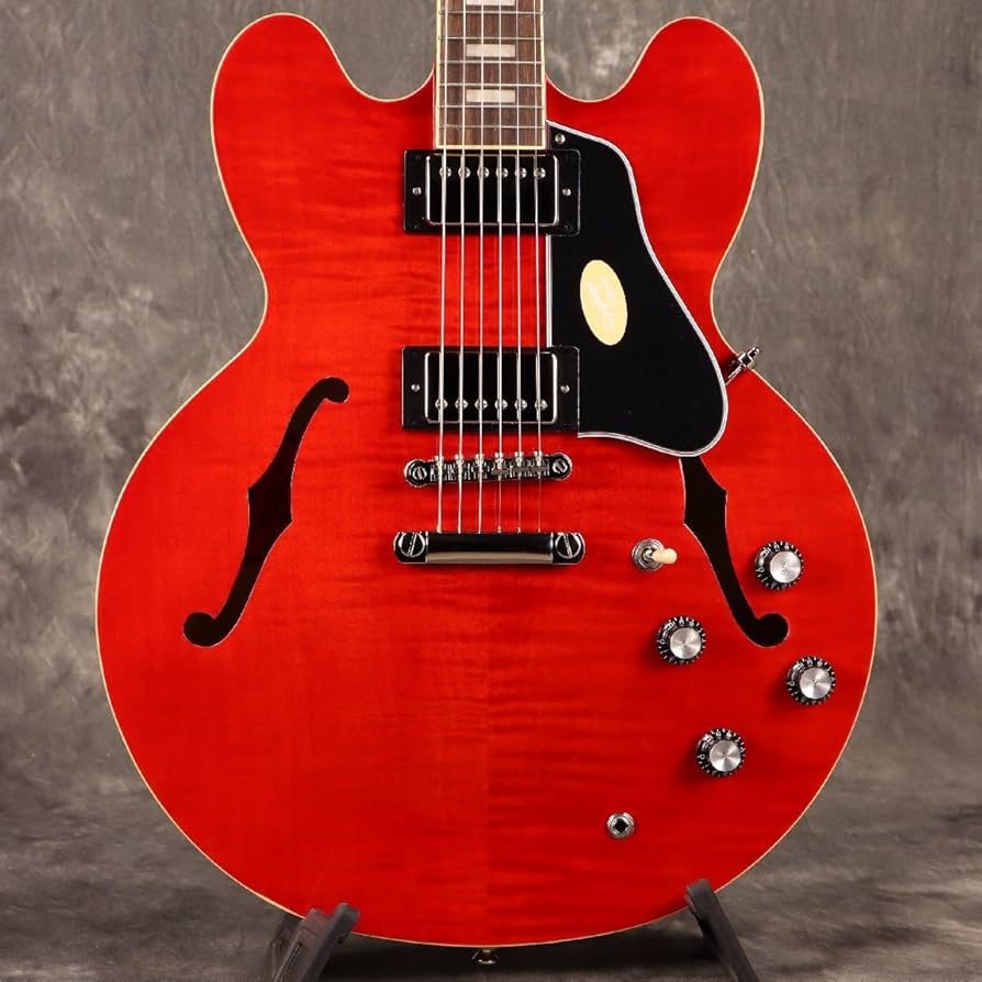 Amazon | Epiphone/Inspired by Gibson ES-335 Figured Block Inlay