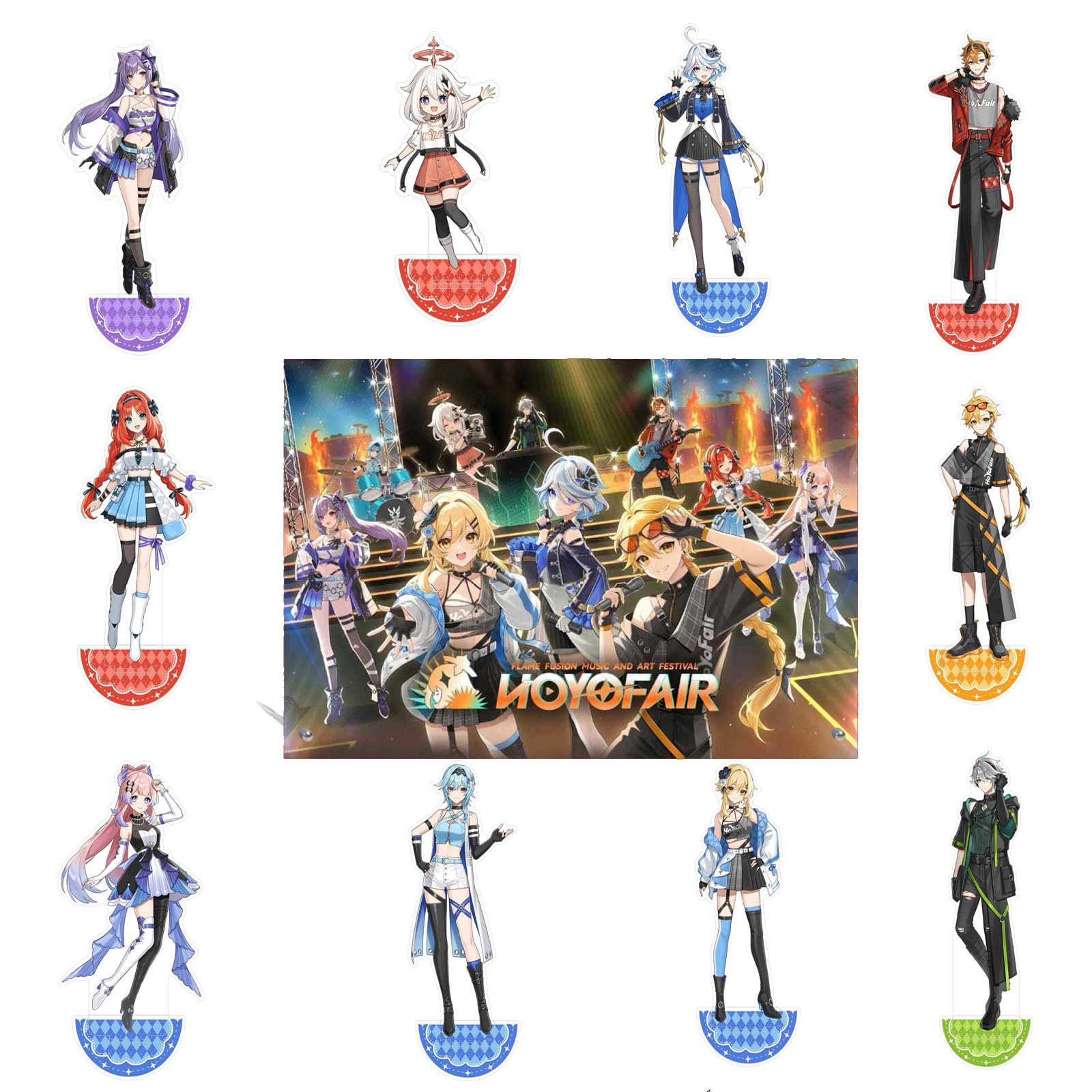 Amazon.co.jp: 原神 ホヨフェア アクスタ hoyofair アクリルスタンド