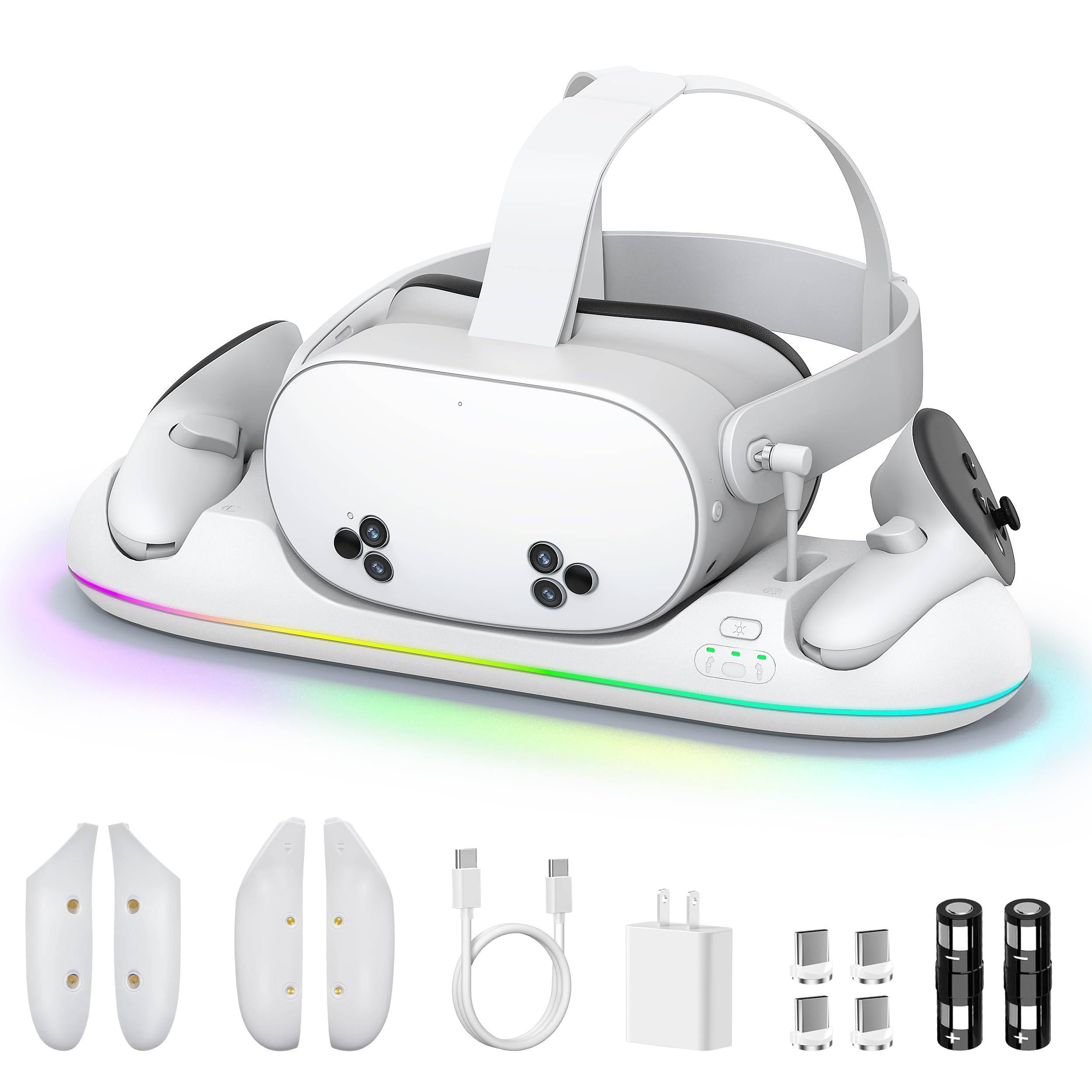 Amazon.com: Magnetic Charging Dock for Meta Quest 3S/3/2-20W PD