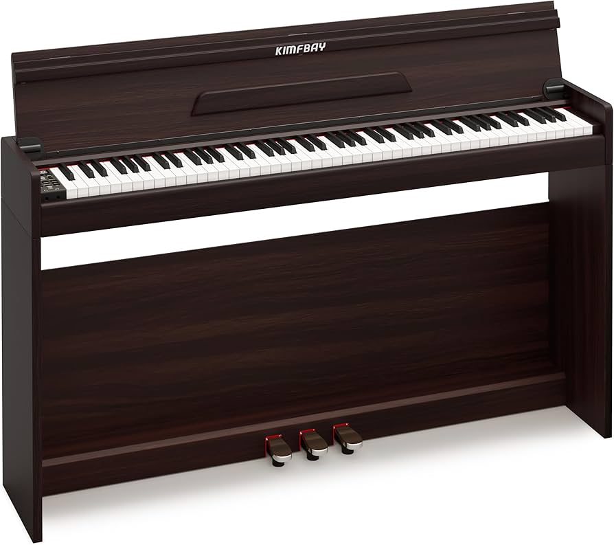 Amazon | KIMFBAY 電子ピアノ ハンマーアクション 88鍵盤 木製 電子