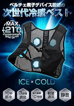 Amazon.co.jp: [LABEWVI] ペルチェベスト【2025年 最大-21℃ 瞬間冷却