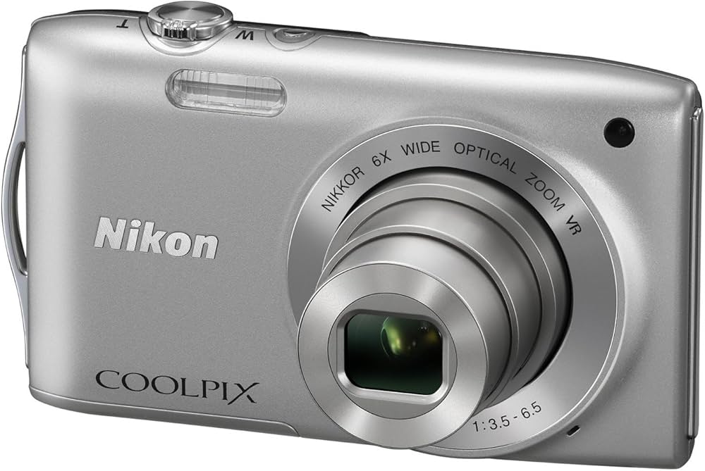 Nikon Coolpix S3300 dijital kamera (16 MP, 6 kat opt. Zoom, 6,7 cm