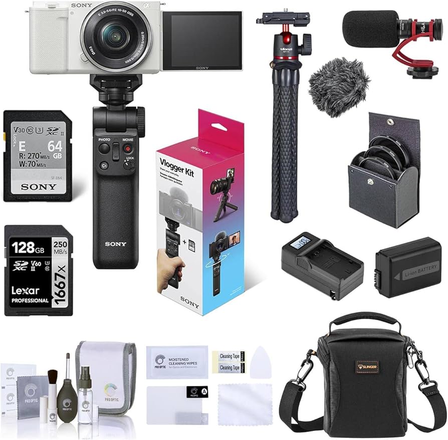 Amazon.com : Sony ZV-E10 Mirrorless Vlog Camera with 16-50mm Lens