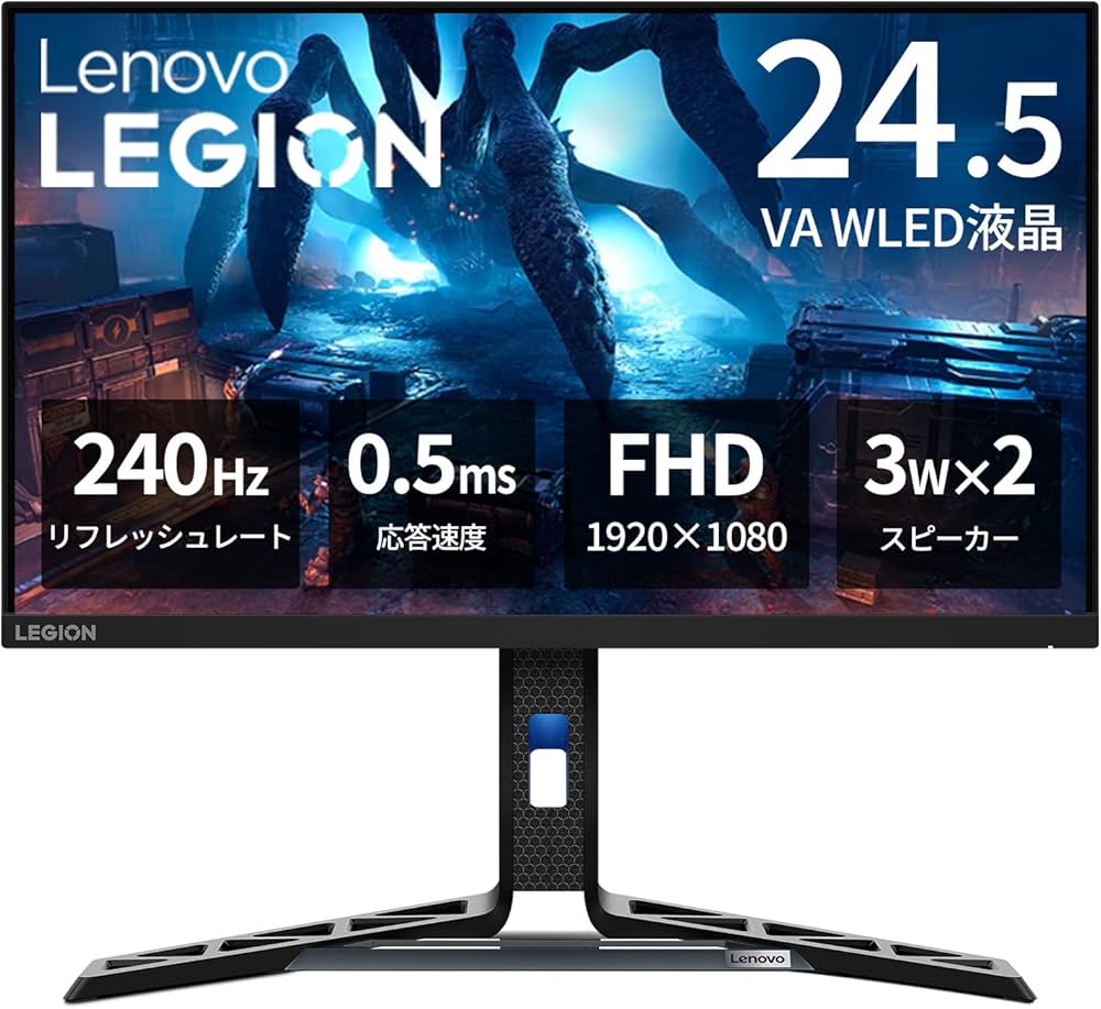 Amazon.co.jp: Lenovo ゲーミングモニター R25f-30 モニター (24.5