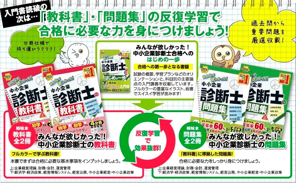 入門書】2026年度版 みんなが欲しかった！ 中小企業診断士合格への