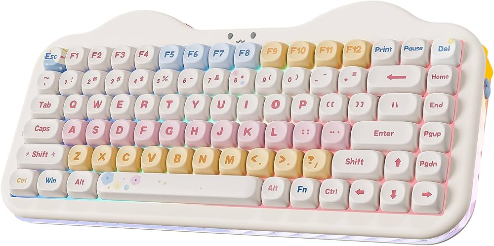 Amazon | YUNZII C75 ワイヤレス メカニカルキーボード 75%レイアウト