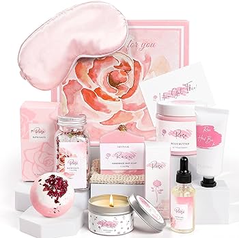 Amazon.com : Mother's Day Gifts，Rose Spa Gifts Set, Bath Gifts