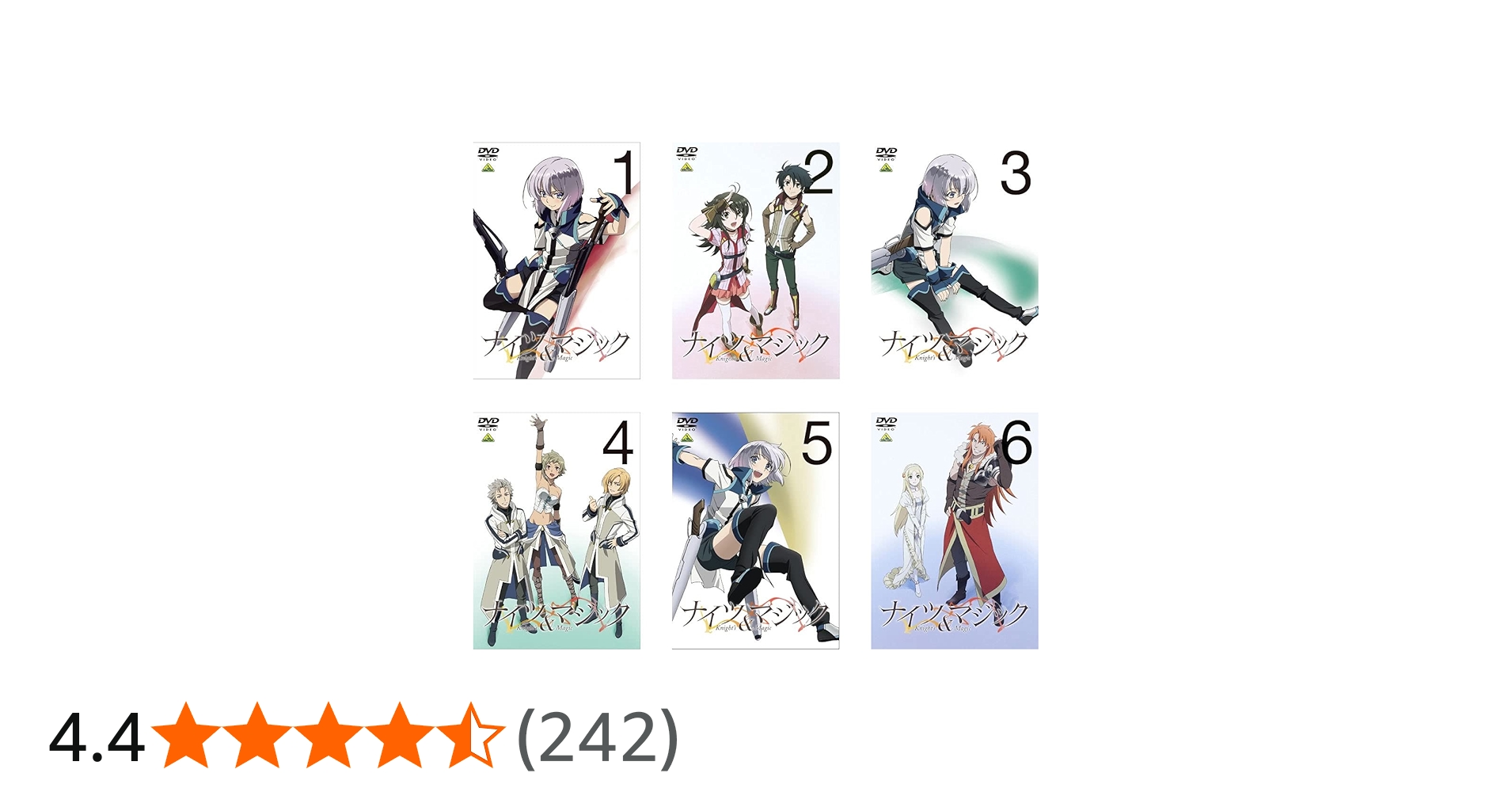 Amazon.co.jp: ナイツ&マジック第1巻～第13話 最終 [レンタル落ち] 全6